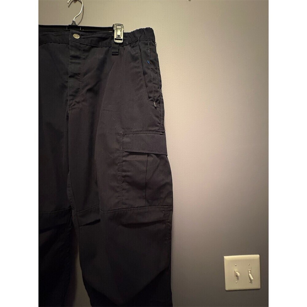 VF Imagewear Cargo Pants Mens 40x32 Navy Workwear Utility Tactical Pockets - Picture 4 of 8